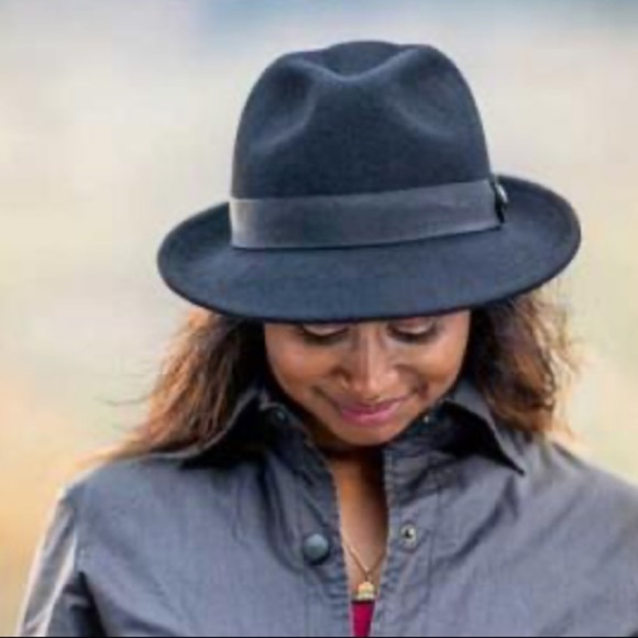 Sunday Afternoon Black Wool Trilby Hat - Picture 2 of 11